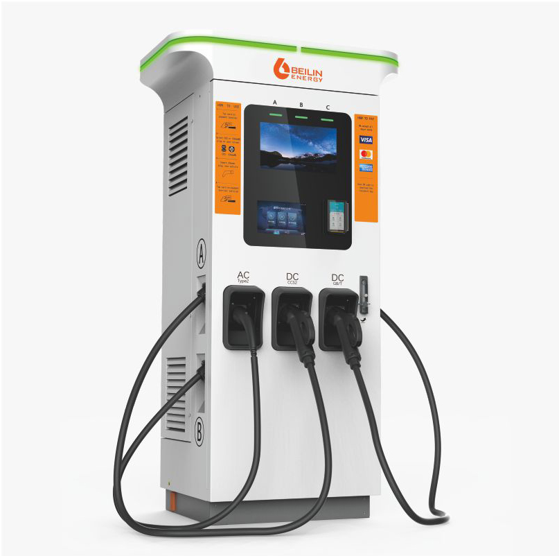 一体化三枪直流充电站